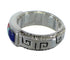Silver Multicolor Water Wave Ring Size 5-1/4 AX64587